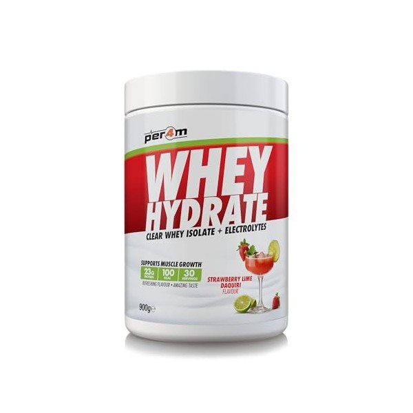 Per4m Whey Hydrate 900g Daiquiri fraise-citron vert - Protéines - Protéines claires