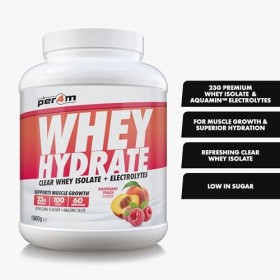 Per4m Whey Hydrate 1800g Framboise-Pêche - Protéines - Protéines claires