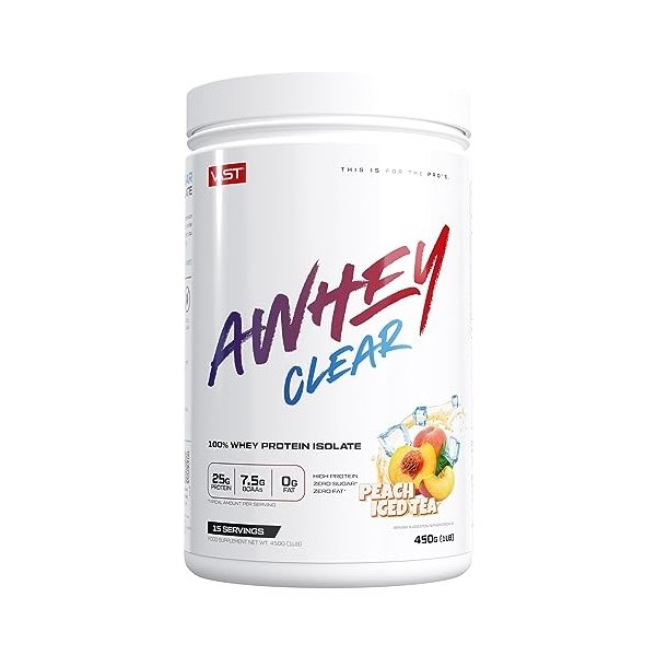 VAST AWhey Clear 450g Thé glacé à la pêche - Protéines - Protéines claires