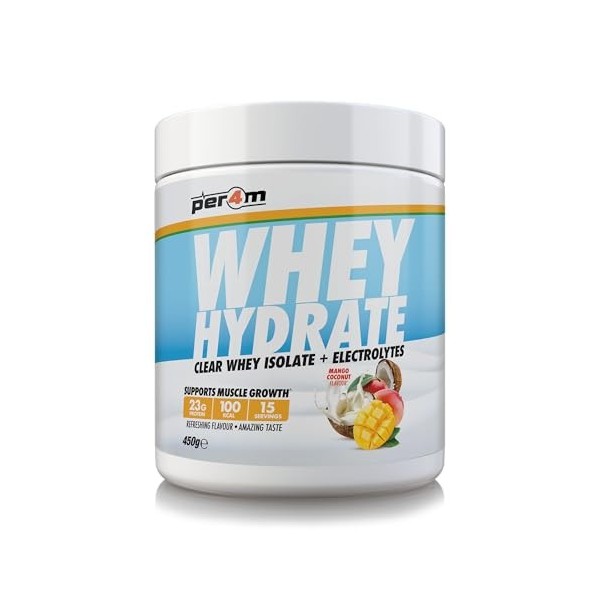 Per4m Whey Hydrate 450g Mangue Noix de coco - Protéines - Protéines claires