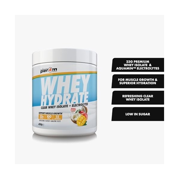 Per4m Whey Hydrate 450g Mangue Noix de coco - Protéines - Protéines claires