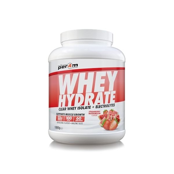 Per4m Whey Hydrate 1800g Melon deau aux fraises - Protéines - Protéines claires