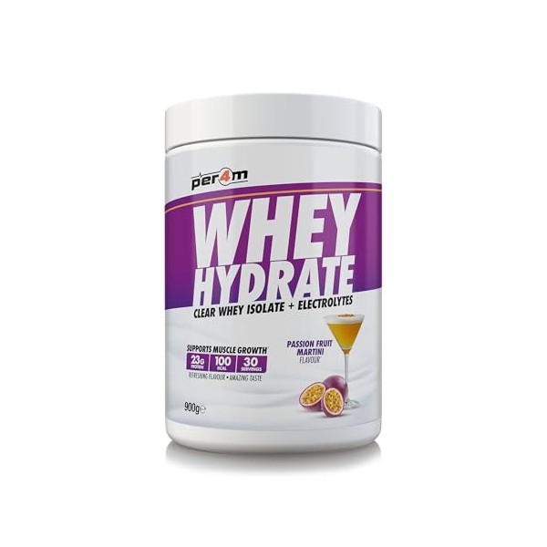 Per4m Whey Hydrate 900g Martini au fruit de la passion - Protéines - Protéines claires