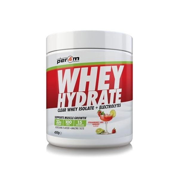 Per4m Whey Hydrate 450g Daiquiri fraise-citron vert - Protéines - Protéines claires