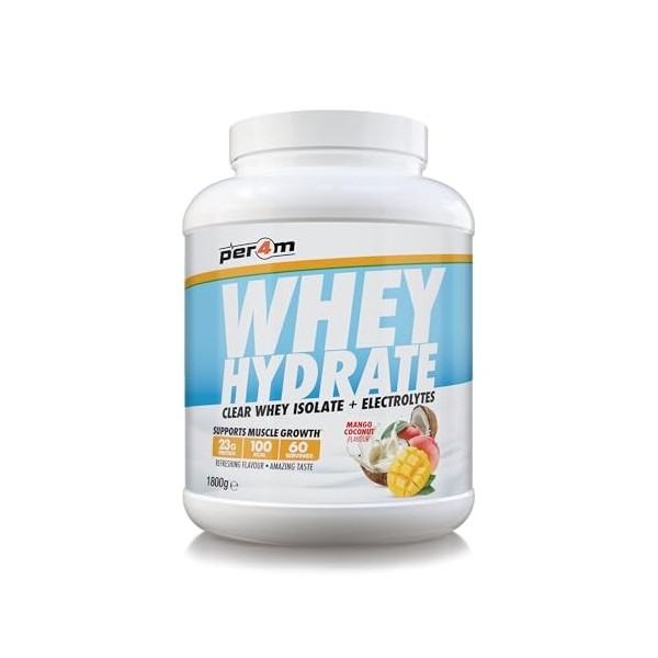 Per4m Whey Hydrate 1800g Mangue Noix de coco - Protéines - Protéines claires