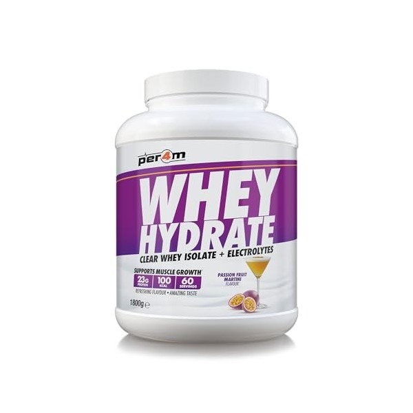 Per4m Whey Hydrate 1800g Martini au fruit de la passion - Protéines - Protéines claires