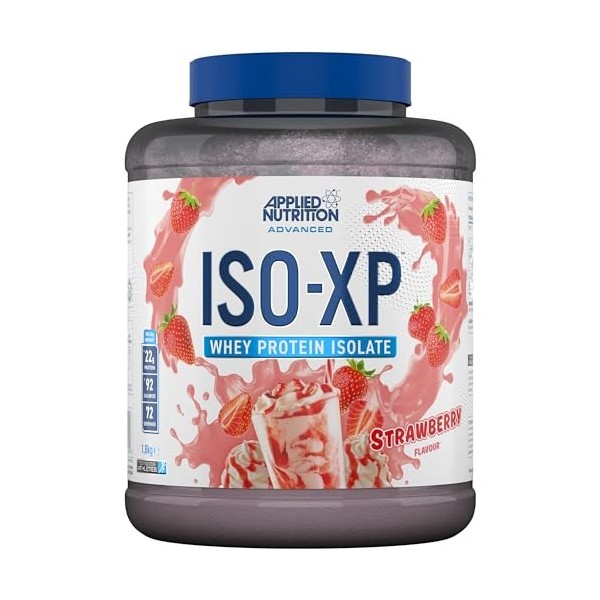 Applied Nutrition Iso-XP 1800g Fraise - Protéines - Isolat de protéines de lactosérum Protéines whey