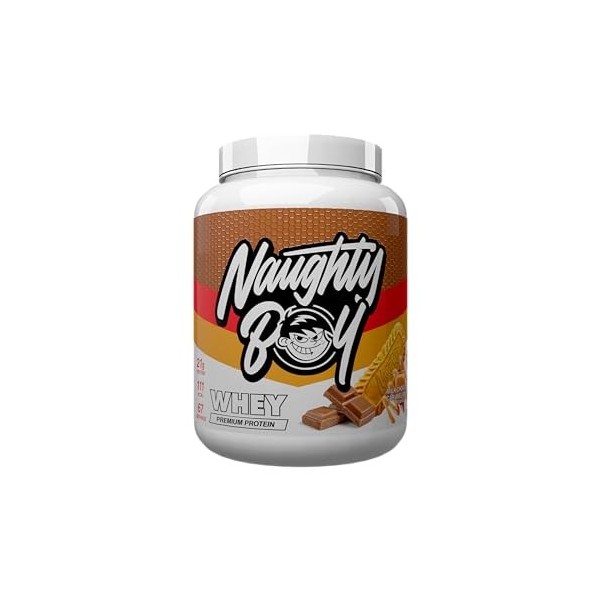 Naughty Boy Whey Advanced Protein 2010g Biscuit au chocolat au lait et au caramel - Protéines - Mélange de protéines de lac