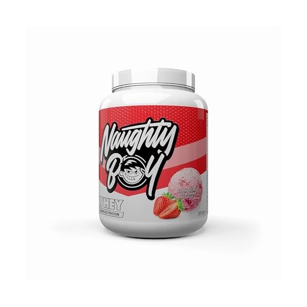 Naughty Boy Whey Advanced Protein 2010g Milkshake aux fraises - Protéines - Mélange de protéines de lactosérum