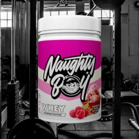 Naughty Boy Whey Advanced Protein 900g Crème glacée à la framboise - Protéines - Mélange de protéines de lactosérum