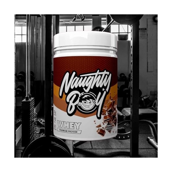 Naughty Boy Whey Advanced Protein 900g Triple chocolat - Protéines - Mélange de protéines de lactosérum