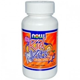 NOW Foods Kid Vits, Juicy Orange - 120 chewables
