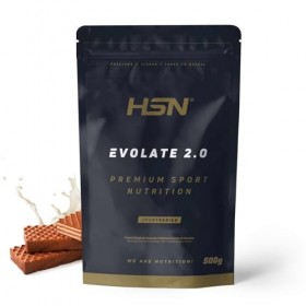 HSN Isolat de protéines de lactosérum CFM Evolate 2.0 | Barco Chocolat 500 g | Whey Protein Isolate 90 % + Enzymes DigeZyme |