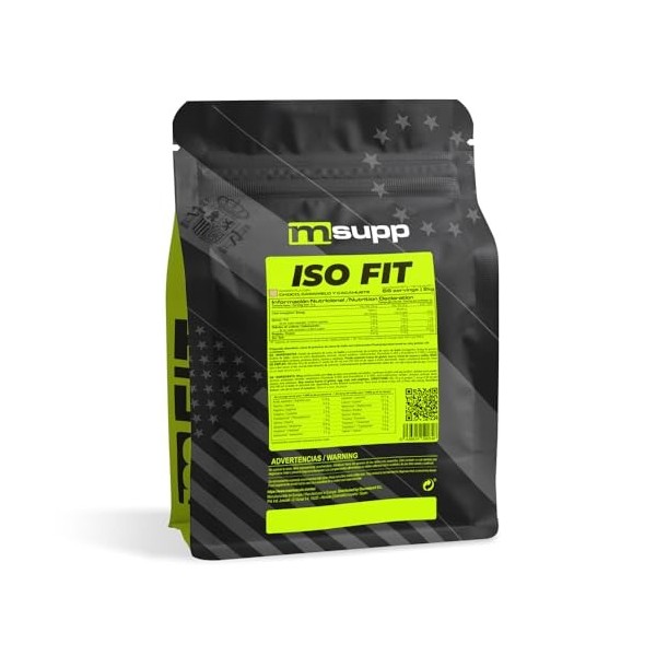 MASmusculo - MM Fit Line - ISO Fit - Isolat de protéine de lactosérum - Poudre - 2 kg - Sachet 2 mois - Récupération musculai...