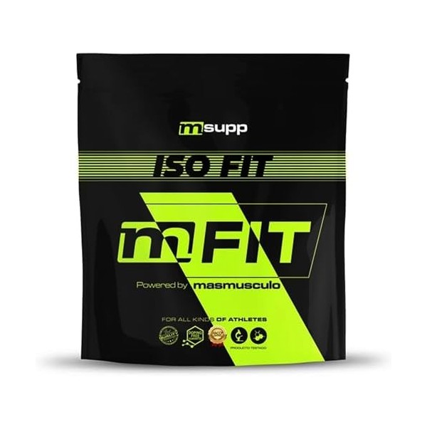 MASmusculo - MM Fit Line - ISO Fit - Isolat de protéine de lactosérum - Poudre - 2 kg - Sachet 2 mois - Récupération musculai...