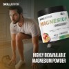 SKILL Nutrition Bisglycinate de magnésium | Saveur fruit de la passion-pêche | 350 mg de magnésium par portion | Soutient les