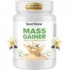 SPORT DONE - Mass Gainer 1kg Crème Vanille | 199 kcal par Dose | 40g Glucides + 6g Protéines | Hardgainer Métabolisme Rapide 
