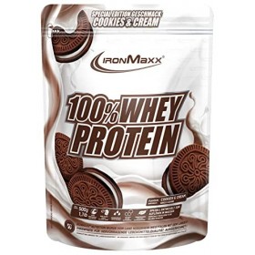 IronMaxx 100% Whey Protein 500g - Cookies Et Crème Special Edition - Leckerer High Protein Shake, 37g Protéine par portion, b