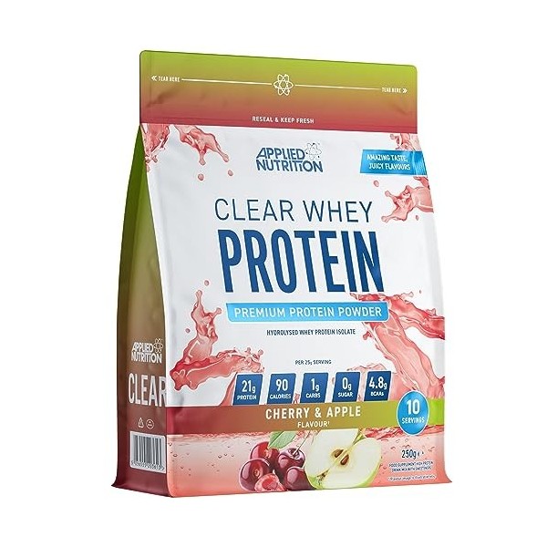 Applied Nutrition Clear Whey 250g Cerise et pomme - Protéines - Protéines claires