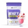 MM Supplements Whey Protein 80-500 g - Rêve de fraise - Protéine de lactosérum - Protéine Whey - Avec lacprodan dArla et pro