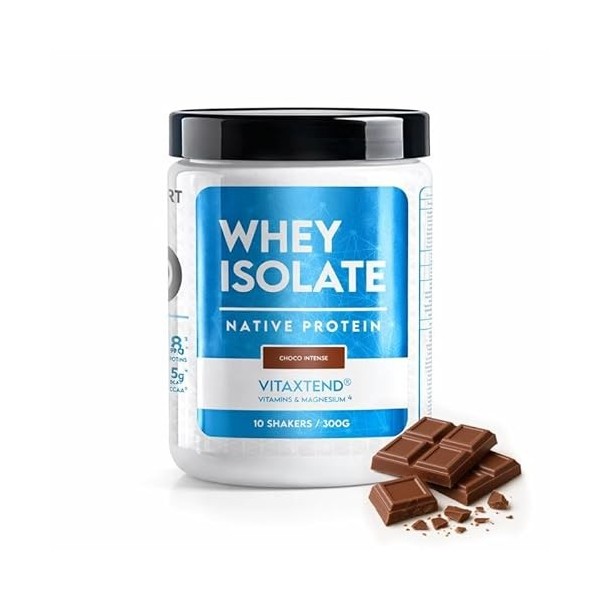 WHEY ISOLATE VITAXTEND – Protéine de Lactosérum Ultra-Filtrée – 24,9g de Protéines, BCAA, Glutamine – Soutien Musculaire, Réc...