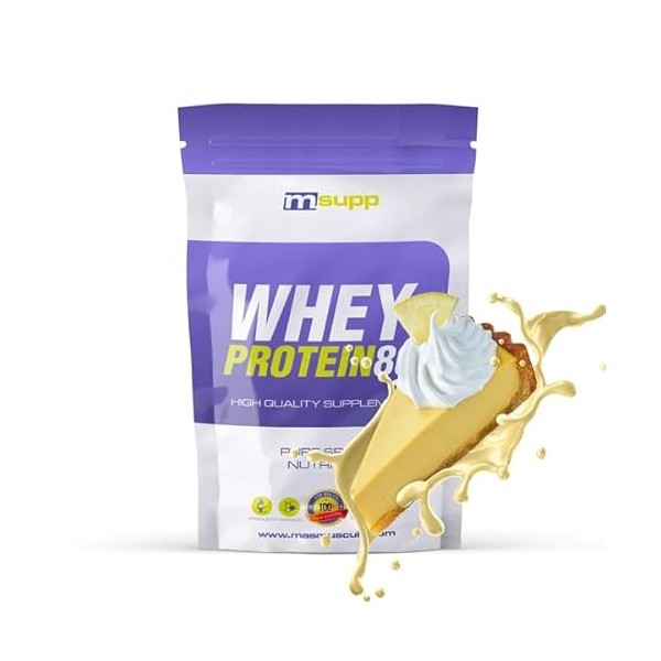 MM Supplements - Whey Protein 80-500 g - WhiteChoc & Black Cookies - Supplément sportif de qualité pure - Whey Protein - Avec...