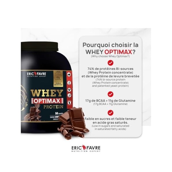 Eric Favre Whey Optimax Protein vanille Protéines whey