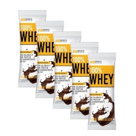 5x Whey Protéine de Lactosérum 100% - Chocolat 31g 