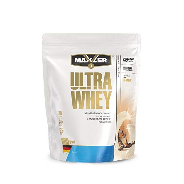 Maxler Ultra Whey Protein - Proteine Whey - Proteines musculation - Whey Isolate - Whey Protein Latte Macchiato - 900g de pro...