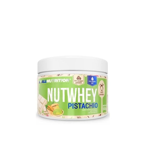 Allnutrition Nutwhey, Pistachio - 500g Protéines whey