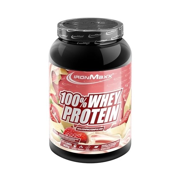 IronMaxx 100% Whey Protein Neutre – Poudre de protéines de lactosérum hydrosoluble | Riche en protéines | Contient naturellem...