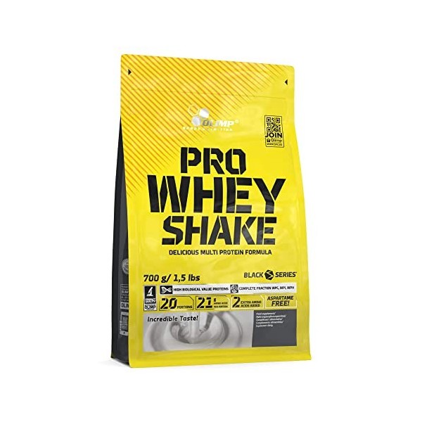 OLIMP SPORT NUTRITION Pro Whey Shake Cookies Cream 0,7 kg Protéines whey