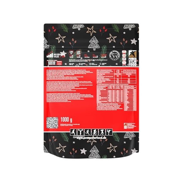 Powerstar Whey Pro Classic | Édition hiver | Poudre de protéines de lactosérum 1000 g | Poudre de protéines | Fabriqué en All