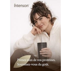 Intenson Vegan Protein Powder Vanille, 900 g, 21,9 g de Protéines par Portion, 30 Portions, Mélange Pois & Chanvre, 100% Végé