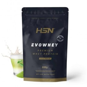 HSN Evowhey Protein sans édulcorants | Matcha au lait 500 g - 17 prises par sachet concentré de protéines de lactosérum | 100...