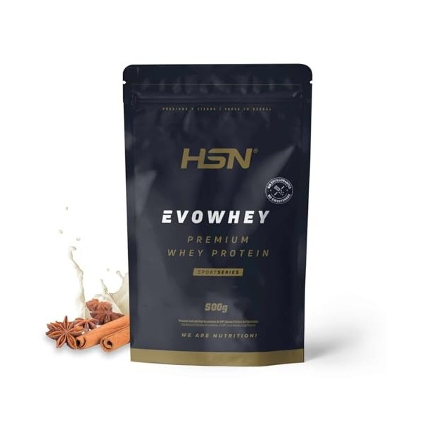 HSN Evowhey Protein sans édulcorants | Matcha au lait 500 g - 17 prises par sachet concentré de protéines de lactosérum | 100...