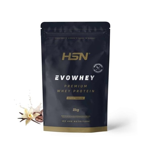 HSN Evowhey Protein sans édulcorants | Matcha au lait 500 g - 17 prises par sachet concentré de protéines de lactosérum | 100...