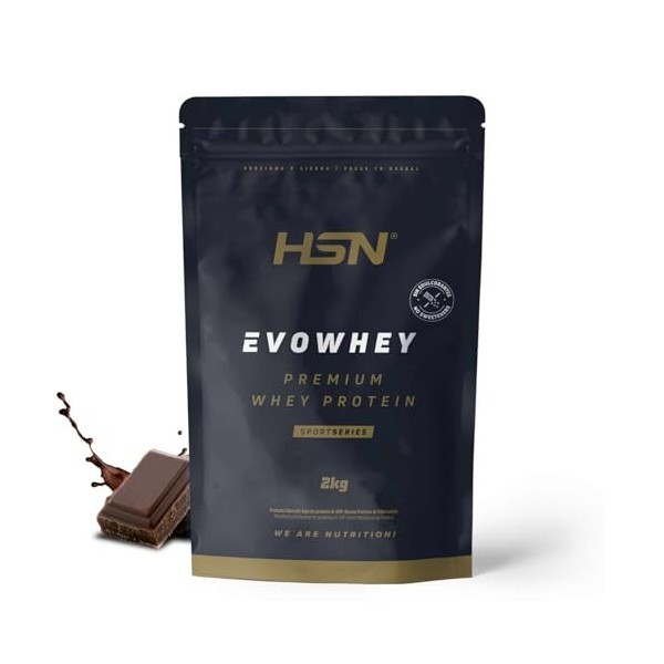 HSN Evowhey Protein sans édulcorants | Matcha au lait 500 g - 17 prises par sachet concentré de protéines de lactosérum | 100...