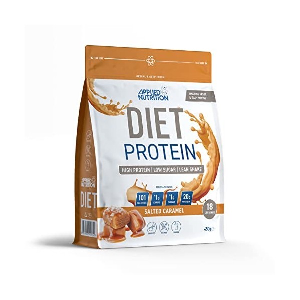 Applied Nutrition Diet Whey 450g Caramel salé - Protéines - Mélange de protéines de lactosérum Protéines whey