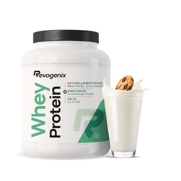 Whey Protein | 25g de Protéines par Shaker | Riche en BCAA et Glutamine | Enrichie en Glycine | Musculation Rapide & Sèche | ...