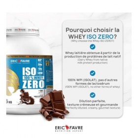 Éric Favre Iso Zero 100% Whey Protéine Café Latte 500g