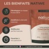 NATIWÉ - Whey Protéine Concentrée - Goût Fraise - Prise De Masse - Meilleure Densité Osseuse, Récupération & Performance - BC...