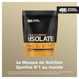 Optimum Nutrition Gold Standard 100% Isolat de Protéine de Whey en Poudre, Goût Chocolat, 450g, 15 Doses