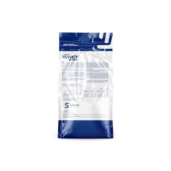 INSPORT Nutrition - Perfect Whey Blend - Taux de protéines élevé - Excellente Biodisponibilité - Temps dabsorption rapide - 