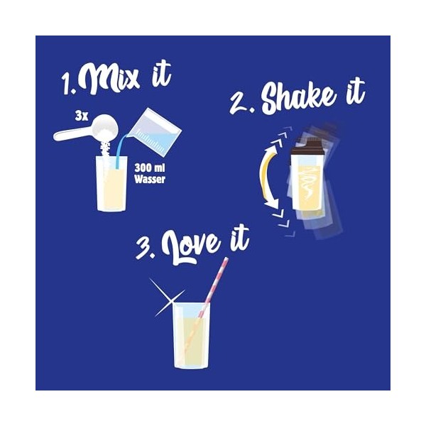 Poudre de protéines de lactosérum Chiefs Vanilla, 450 g • 24 g de protéines par portion pour la construction musculaire • A