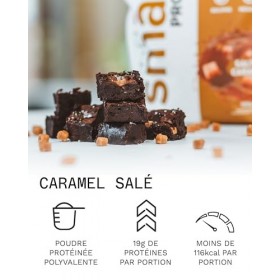 PhD Nutrition Smart Poudre de protéines 510g Caramel salé - 19g de protéines, Shake protéiné pauvre en sucre et en calories, ...