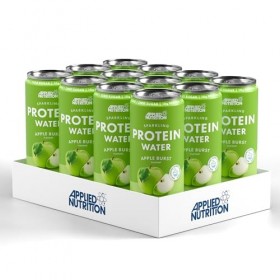 Applied Nutrition Sparkling Protein Water, Apple Burst - 12 x 330 ml. Protéines whey