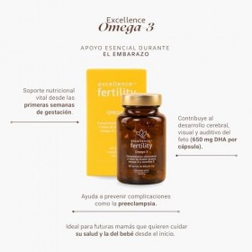 Excellence Omega 3 DHA 650mg EPA 130mg Huile de poisson en gélules molles Gelita 60 Perles