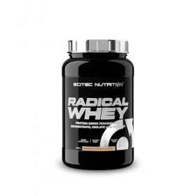 Scitec Nutrition Radical Whey - Concentré et isolat de protéines de lactosérum - Avec créatine et BCAA - Sans gluten - Sans g...