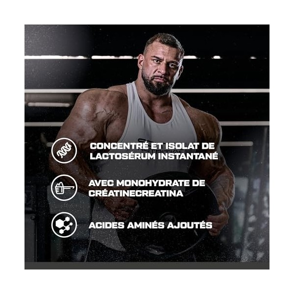 Scitec Nutrition Radical Whey - Concentré et isolat de protéines de lactosérum - Avec créatine et BCAA - Sans gluten - Sans g...